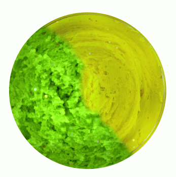 trout master paste fluoro yellow green glitter